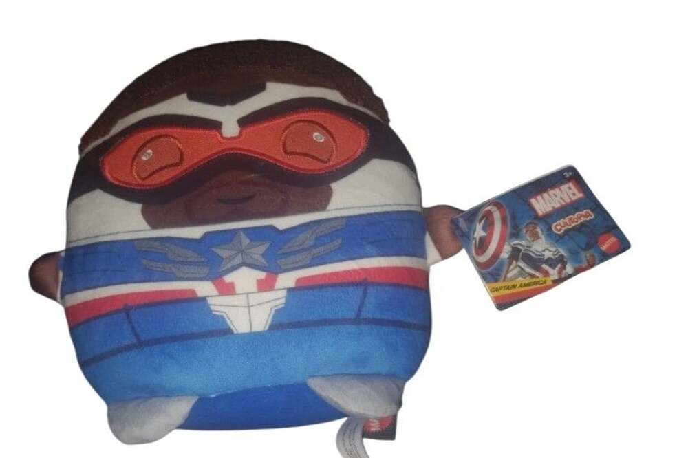 Mattel Marvel Cuutopia Captain America Sam Wilson Plush Toy